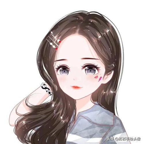 呆萌可爱的女生头像(充满占有欲的头像情侣)插图8