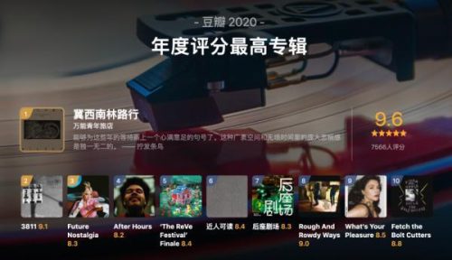 豆瓣音乐排行榜(豆瓣评分最高的十张专辑)插图