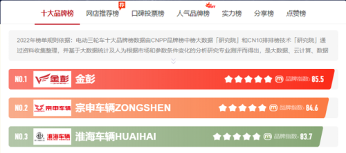 电动三轮车销量排行榜(中国最好三轮车排名)插图1