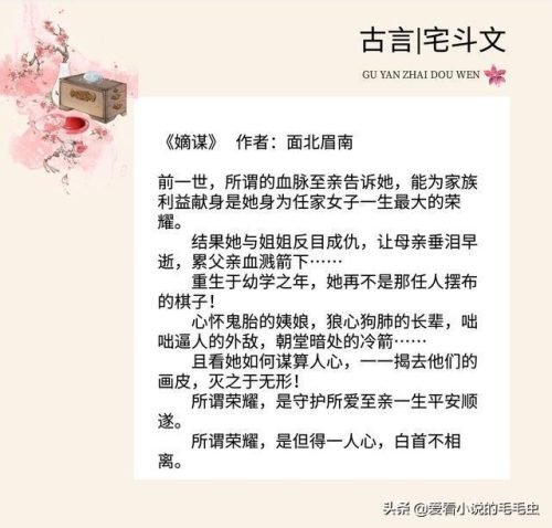 宅斗小说排行榜(公认十大最好宅斗小说)插图