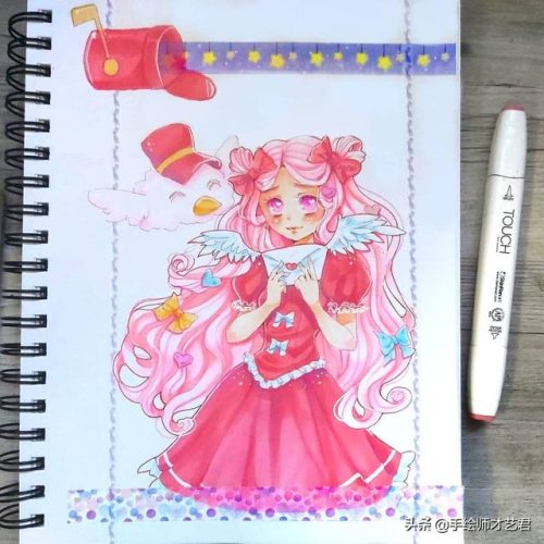 马克笔果冻字体教程(果冻笔什么颜色最好看)插图37