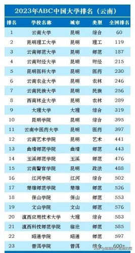 高考大学排行榜(国内大学排名最新排名表)插图27