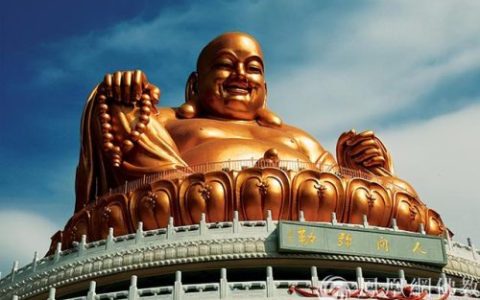 大肚弥勒佛(笑口常开大肚佛像图片)