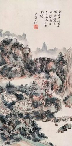 黄宾虹作品(黄宾虹勾勒线条笔法)插图15