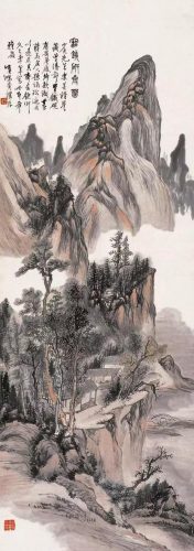 黄宾虹作品(黄宾虹勾勒线条笔法)插图2