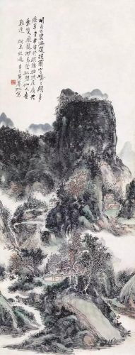 黄宾虹作品(黄宾虹勾勒线条笔法)插图13