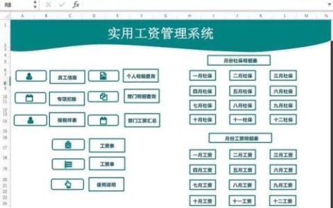 工资单表格(工资单模板)