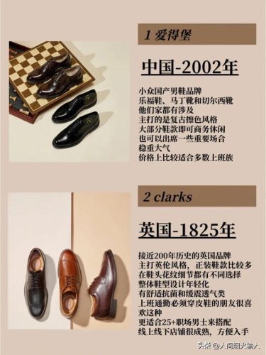 时尚男鞋品牌排行榜(男士高端鞋子品牌大全)插图