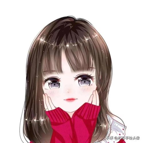 呆萌可爱的女生头像(充满占有欲的头像情侣)插图2