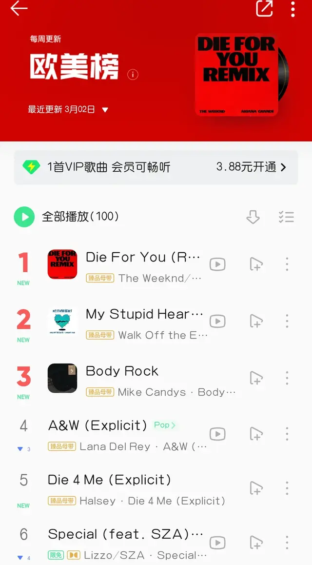 流行乐排行榜(2023年流行歌曲排行榜)插图2