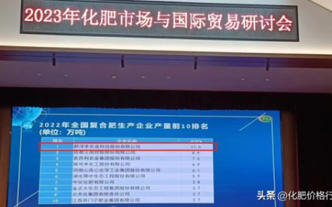 复合肥排行榜(复合肥排名前十名)
