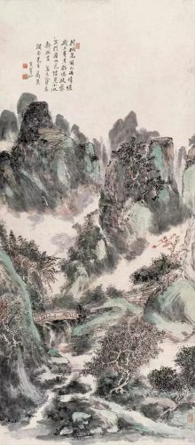 黄宾虹作品(黄宾虹勾勒线条笔法)插图14