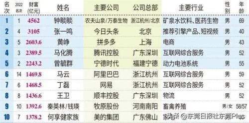 东莞首富排行榜(东莞各镇首富)插图