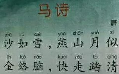 马诗的意思及诗意(马诗的诗意简短20字)