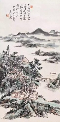 黄宾虹作品(黄宾虹勾勒线条笔法)插图24