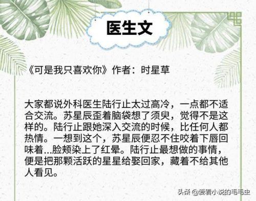 医生类小说排行榜(主角是外科医生的小说)插图9