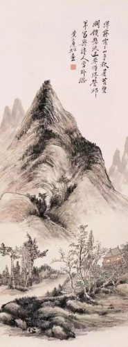 黄宾虹作品(黄宾虹勾勒线条笔法)插图25