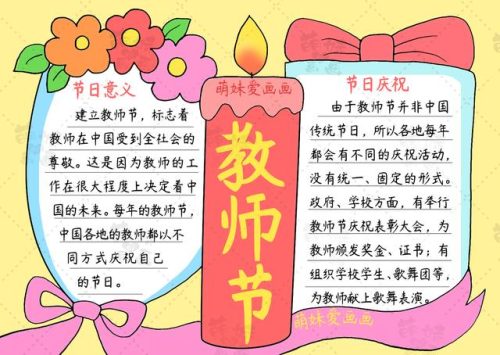 教师节的画怎么画又简单又漂亮(教师节的图画大全)插图5