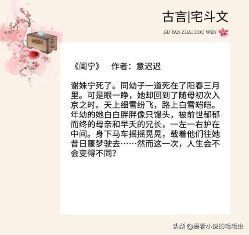 宅斗小说排行榜(公认十大最好宅斗小说)插图9