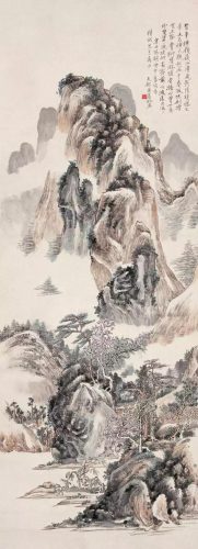 黄宾虹作品(黄宾虹勾勒线条笔法)插图3