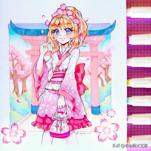 马克笔果冻字体教程(果冻笔什么颜色最好看)插图16