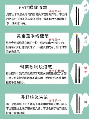 眼线液不晕排行榜10强(十大公认最好用眼线笔)插图2