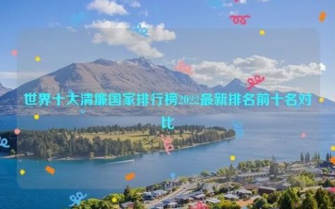 2013全球清廉排行榜(全球清廉国家排名)