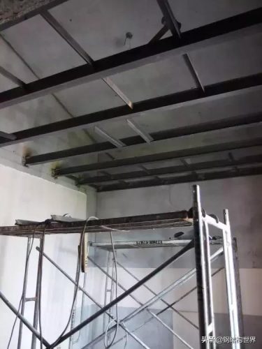 钢结构阁楼搭建(在室内做二层钢构)插图