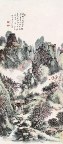 黄宾虹作品(黄宾虹勾勒线条笔法)插图23
