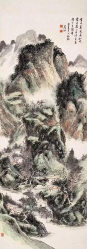 黄宾虹作品(黄宾虹勾勒线条笔法)插图22