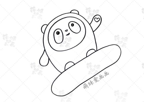 冬奥会手抄报(冬奥会图片绘画)插图21