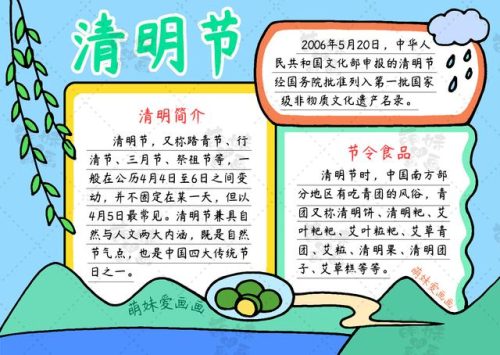 清明节手抄报字少一些(清明节青团简笔画画法)插图5