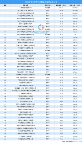 广西贸易企业排名前十(广西100强企业排名)插图