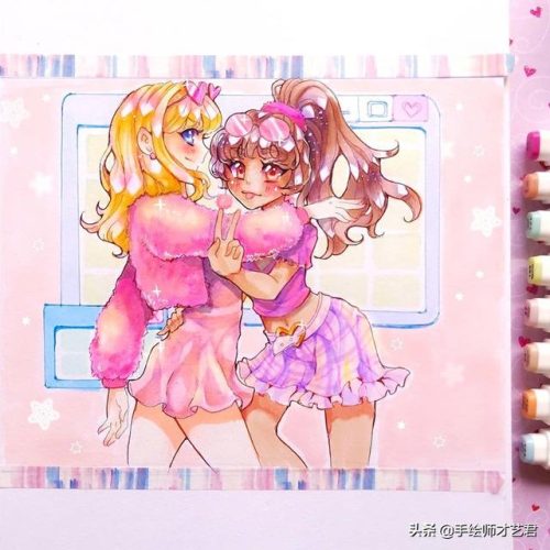 马克笔果冻字体教程(果冻笔什么颜色最好看)插图14