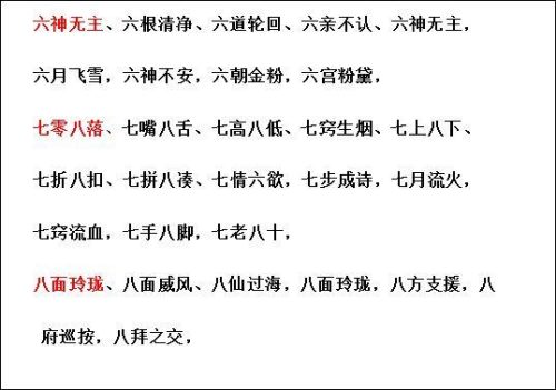 123456789成语(从一到十全十美成语接龙)插图2