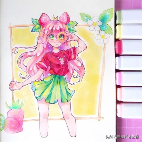 马克笔果冻字体教程(果冻笔什么颜色最好看)插图2