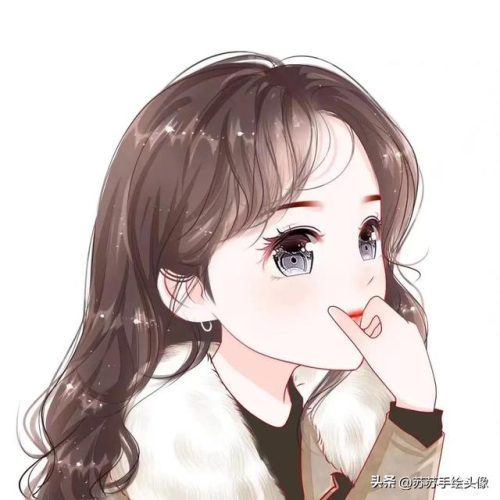 呆萌可爱的女生头像(充满占有欲的头像情侣)插图10