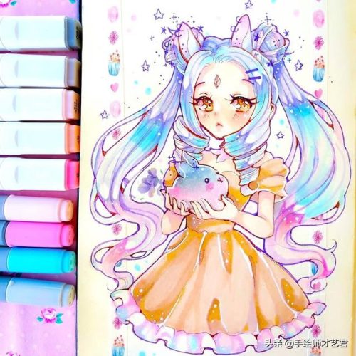 马克笔果冻字体教程(果冻笔什么颜色最好看)插图22