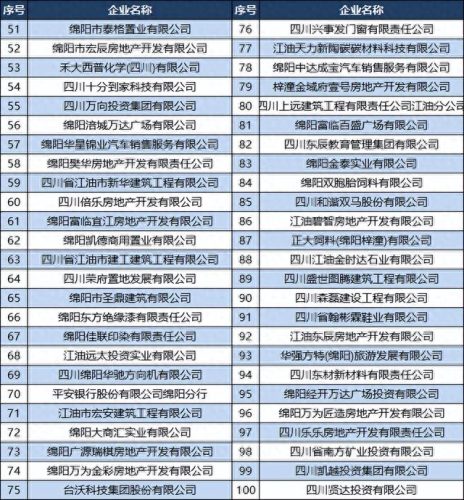 绵阳经开区企业排名前十(绵阳经开区最好的项目)插图5