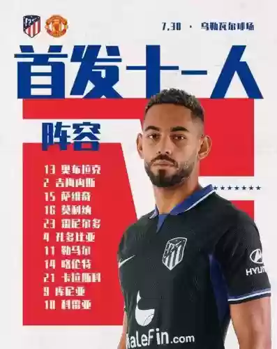 曼联对马竞的比赛阵容(马竞新赛季阵容)插图1