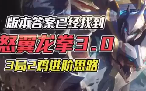怒翼龙阵容装备阵容(时空裂痕阵容推荐狂野龙)