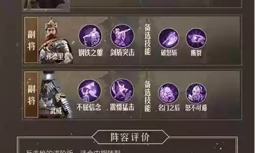 武威的阵容搭配推荐插图