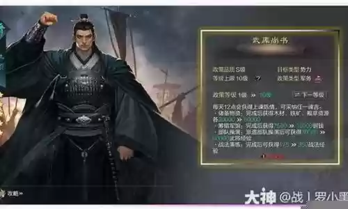 内政武将 阵容搭配图表插图