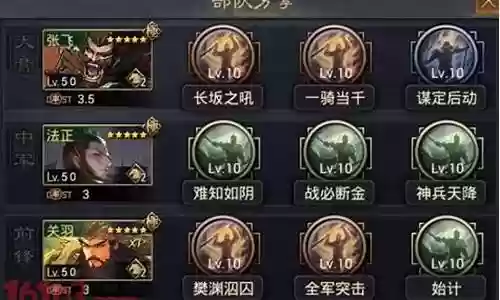 率土之滨核弹阵容搭配插图
