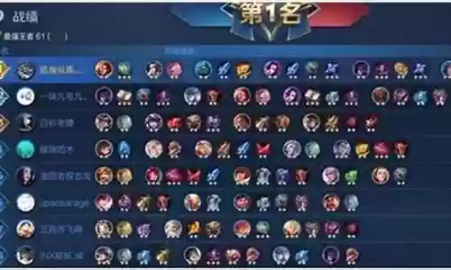 王者各种阵容搭配图片大全插图