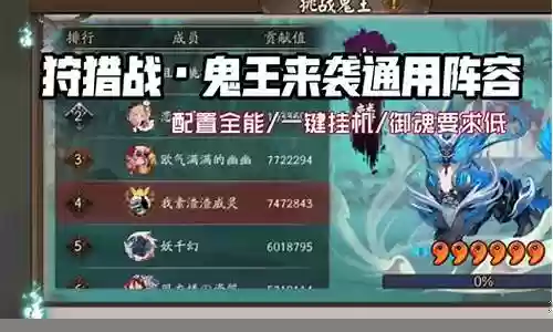 鬼王麒麟阵容搭配最高输出插图