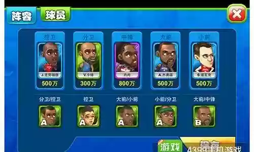 萌卡篮球最强阵容搭配插图