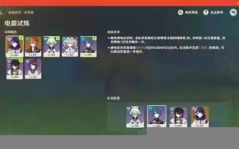 原神电法阵容搭配推荐