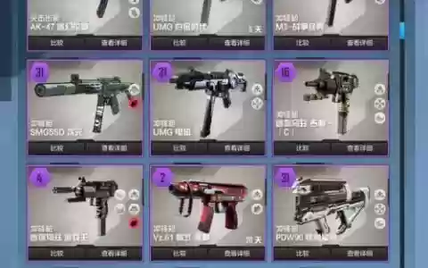 使命召唤ol》武器