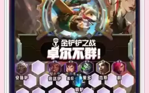 卓尔不群阵容效果